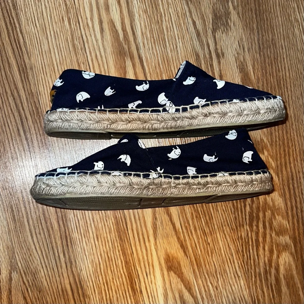 Ubuntu Navy blue‎ Elephant canvas Espadrilles sz 38